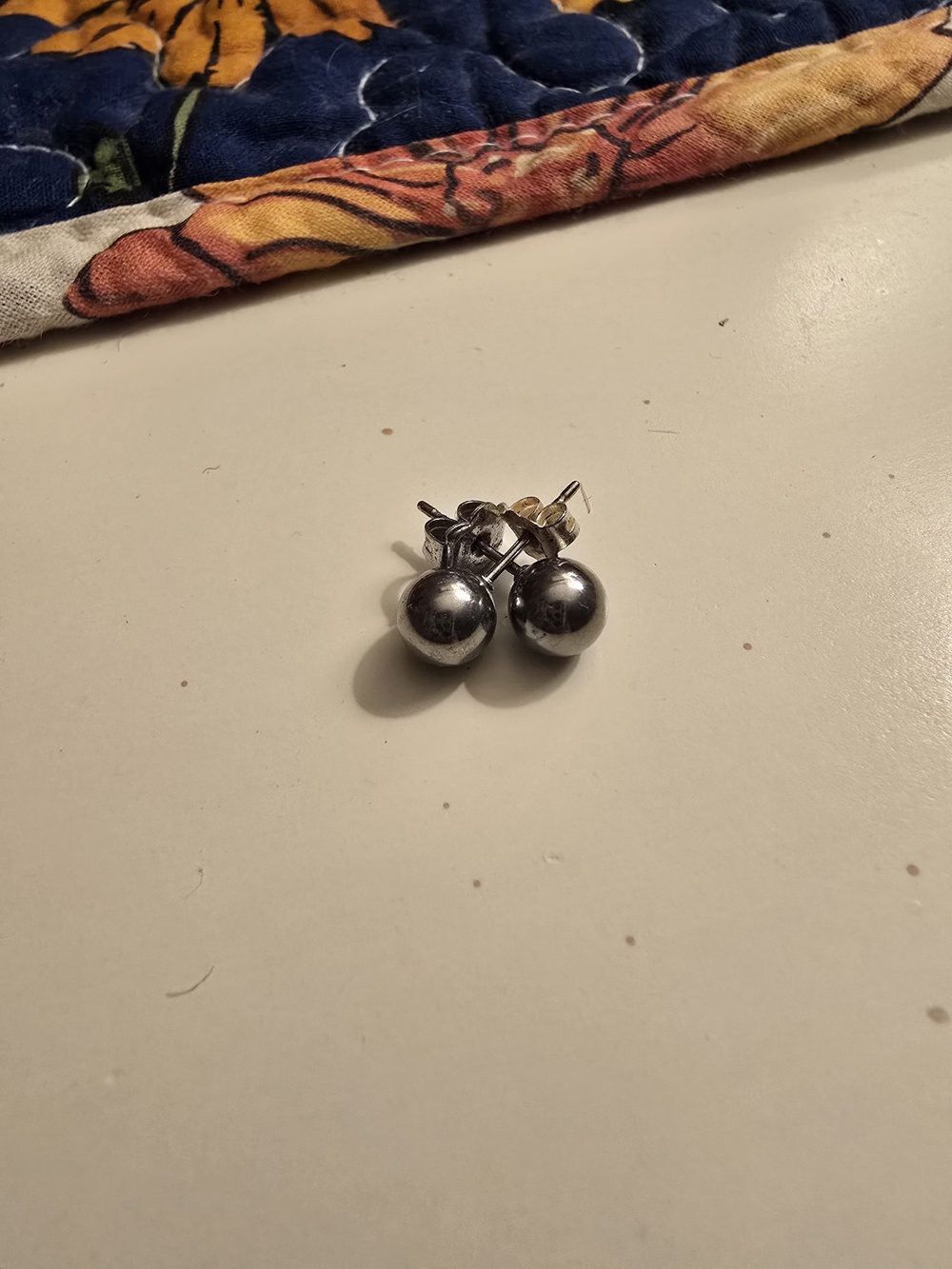 Classic Silver Ball Stud Earrings - Minimal Women's Jewelry